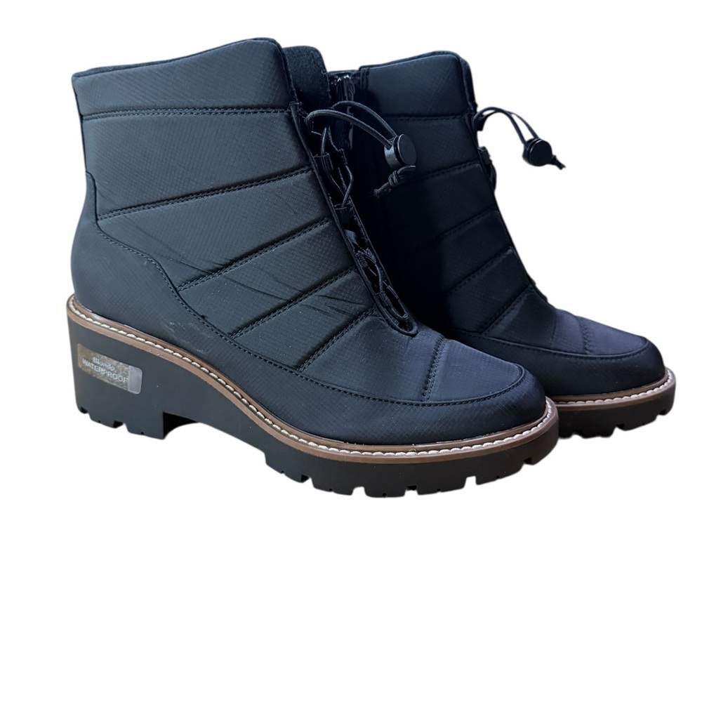 Blondo Waterproof Stylish Black Ankle Boots